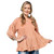 Women's Easel Ruffled Babydoll Tunic Chai Latte Main Women's Easel Ruffled Babydoll Tunic Chai Latte Main