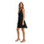 Women's Wishlist Pleated Mini Dress Black Side