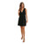 Women's Wishlist Pleated Mini Dress Black Main Front