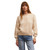 Women's Z Supply Jolene Plaid Sweater Almond Main Women's Z Supply Jolene Plaid Sweater Almond Main