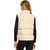 Women's TCEC Corduroy Puffer Vest Cream Back Women's TCEC Corduroy Puffer Vest Cream Back