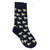 Boys Properly Tied Lucky Duck Golden Retriever Sock Navy