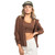 Women's Southern Shirt Sincerely Soft PJ Top Bloomingdale Brown Main