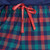 Women's Life is Good Holiday Red Check Sleep Faded Red Pant waist