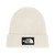 Girls' The North Face Box Logo Cuffed White Dune Beanie