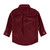 Toddler Boys' Rugged Butts Corduroy Button Down Shirt Burgundy Back