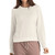 Women's Free Fly Bamboo Lightweight Fleece Crewneck Sweatshirt Stone Front