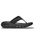 Women's HOKA Ora Recovery Flip Sandal Black Dark Gull Gray  Side