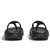 Women's HOKA Ora Recovery Flip Sandal Black Dark Gull Gray Back