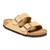 Men's Birkenstock Arizona Suede Sandals - Latte Cream Side