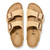 Men's Birkenstock Arizona Suede Sandals - Latte Cream Top
