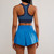 Women's Free People Movement Carpe Diem Cobalt Blue Short back Women's Free People Movement Carpe Diem Cobalt Blue Short back