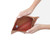HOBO Vida Large Pouch Wristlet Biscuit Interior