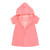 Infant/Toddler RuffleButts Terry Full-Zip Cover Up Bubblegum Pink Front