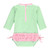Infant/Toddler RuffleButts Spring Green Seersucker Long Sleeve One Piece Rash Guard Multi Back