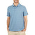 Men's AFTCO Butterfish Polo State Blue Heather  Front Model