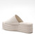 Women's Free People Harbor Flatform Sandals Vanilla White Back Angled