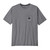 Men's Patagonia Chouinard Crest Pocket Gravel Heather Tee front