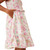 Girls' Hayden Floral Print Ruffled Tank Dress Side Pocket Detail