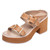 Women's Antelope Iggy Double Buckle Heel Make Up Front Angle