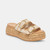 Women's Dolce Vita Wanika Platform Sandal Sand Nubuck Outer Front Angle Women's Dolce Vita Wanika Platform Sandal Sand Nubuck Outer Front Angle