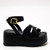 Women's Free People Hazel Flatform Sandals Black Side Women's Free People Hazel Flatform Sandals Black Side