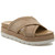 Women's J/Slides Boo Flatform Sandal Sand Suede Front Angle Women's J/Slides Boo Flatform Sandal Sand Suede Front Angle