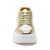 Women's J/Slides Harlowe Platform Sneaker White Light Gold Front
