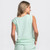 Women's Southern Shirt Co. Sincerely Soft Henley Tank Marina Mist Back