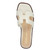 Women's Madden Girl Hailey Slide Sandal Bone Paris Top