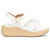 Women's Sofft Farah Platform Wedge Sandal White Side