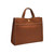 Fossil Carmen Gemma Leather Small Tote Crossbody Medium Brown Side Angle