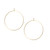 Joy Susan Thin Hoop Earring - Gold Main