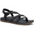 Women's Chaco Lowdown Strappy Low Sandals - Black Main