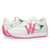 Women's Vintage Havana Cosmic 7 Neon Pink Sneaker pair