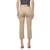 Women's Hidden Tracey High Rise Crop Straight Denim Jean - Khaki Back