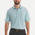 Men's Southern Marsh Bermuda Performance Polo - Wellington Stripe Antigua Blue Front Model