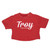 Women's Pressbox Troy Vintage Top - Crimson Main