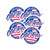 Old Row USA Circle Logo Stickers 5 Pack Main