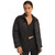 Women's Z Supply Active Time Is Now Quilted Black Jacket