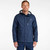 Men's L.L.Bean Trail Model Rain Jacket Nautical Navy Front Model Men's L.L.Bean Trail Model Rain Jacket Nautical Navy Front Model
