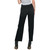 Women's Hidden Tracey High Waist Wide Straight Leg Jeans - Black Back