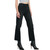 Women's Hidden Tracey High Waist Wide Straight Leg Jeans - Black Side