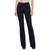 Women's Hidden Happi High Rise Flare Jeans - Black Front