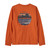 Boys' Patagonia Long-Sleeve Skyline Stencil T-Shirt - Redtail Rust Main Boys' Patagonia Long-Sleeve Skyline Stencil T-Shirt - Redtail Rust Main