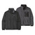 Men's Patagonia Reversible Shelled Microdini Fleece Jacket  Black And Gray Both Sides