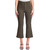 Women's YMI Hyperstretch Cropped Kick Flare Denim Pants Dark Olive Front