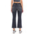 Women's Cello High Rise Crop Flare Jeans - Washed Black Back