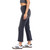 Women's Cello High Rise Crop Flare Jeans - Washed Black Side