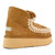Women's Mou Mini Eskimo Platform Cognac Suede Brown Boot back